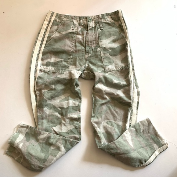 Mother camo pants Sz 24 shaker cropped - Picture 4 of 8